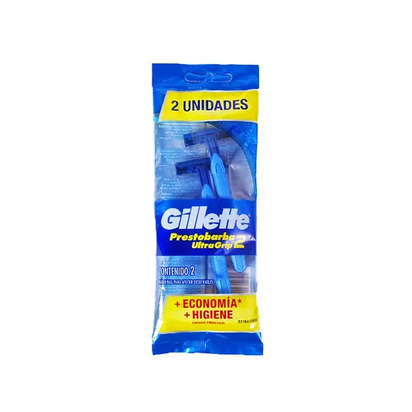 Maquina Gillette Prestobar Ultra X 2 Unds