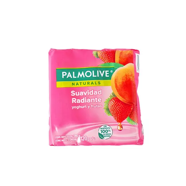 Jabon Palmolive X 120gr Yog/Frutas 3uds
