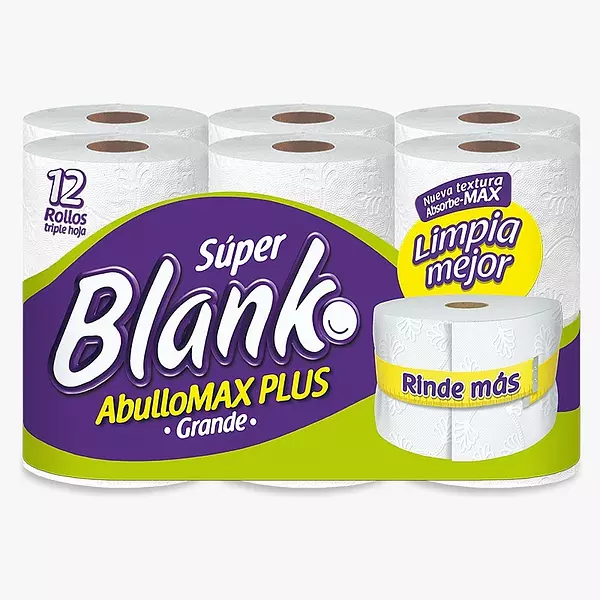 Papel Higiénico Super Blanko Grande X 12 Unidades