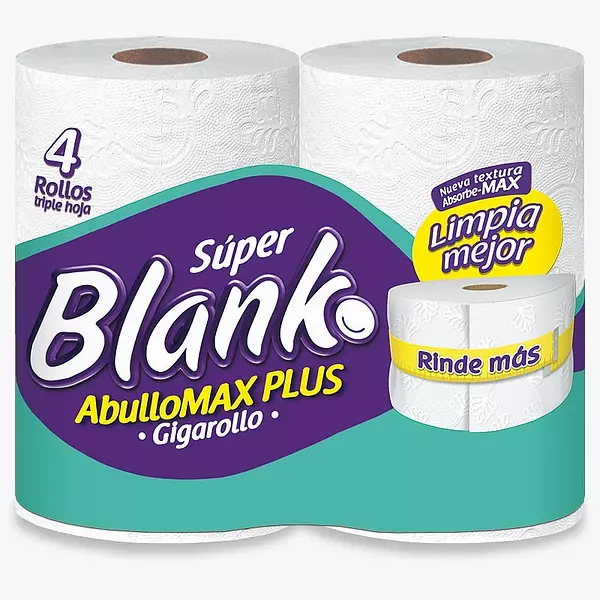 Papel Higiénico Super Blanko Gigarollo X 4 Unidades