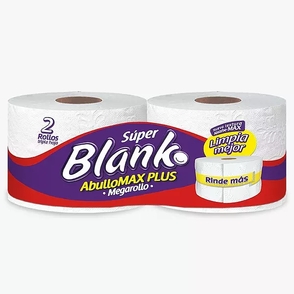 Papel Higiénico Super Blanko Megarollo X 2 Unidades