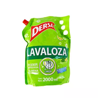 Lavaplatos Liquido Dersa Limón X 2000ml