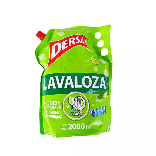 Lavaplatos Liquido Dersa Limón X 2000ml