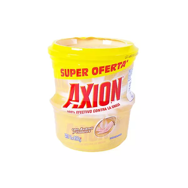 Lavaplatos Axion Avena X 450gr 2 Unidades