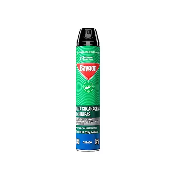 Insecticida Baygon X 400ml Cucarachas Verde