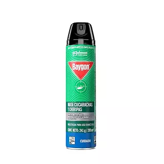 Insectida Baygon X 285ml Cucarachas Verde