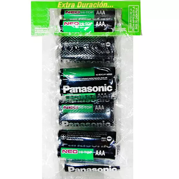 Pila Panasonic Aaa Corriente 2ud