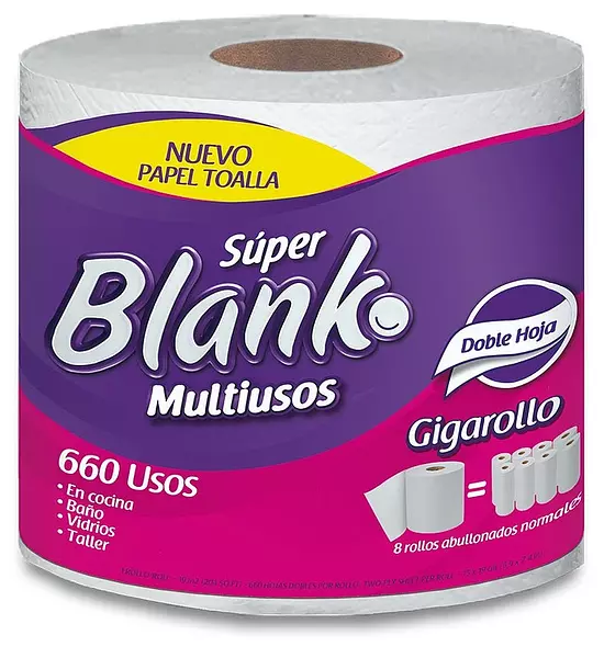 Toalla De Cocina Super Blanko Multiusos X 660 Unds