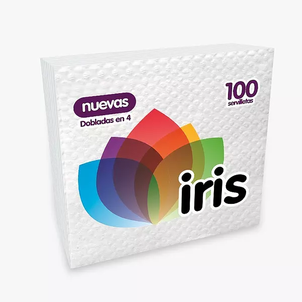 Servilleta Iris Entera X 100 Unds