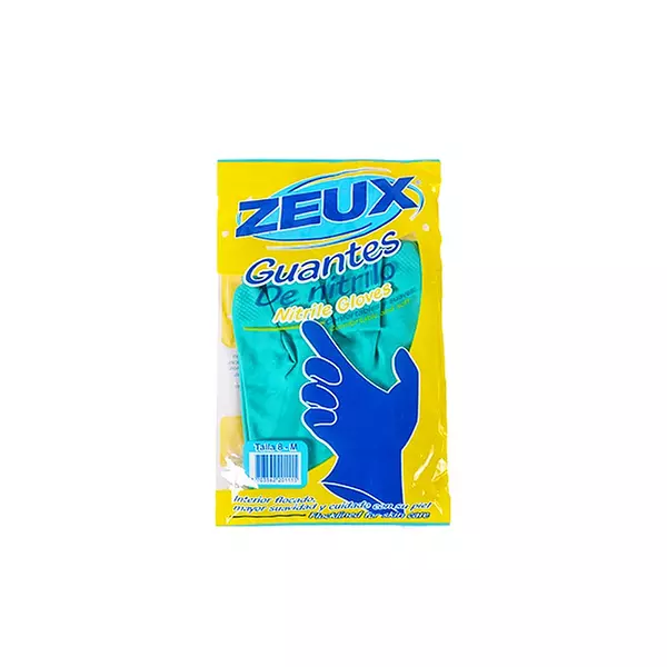 Guante Zeux #8 Talla M Nitrilo