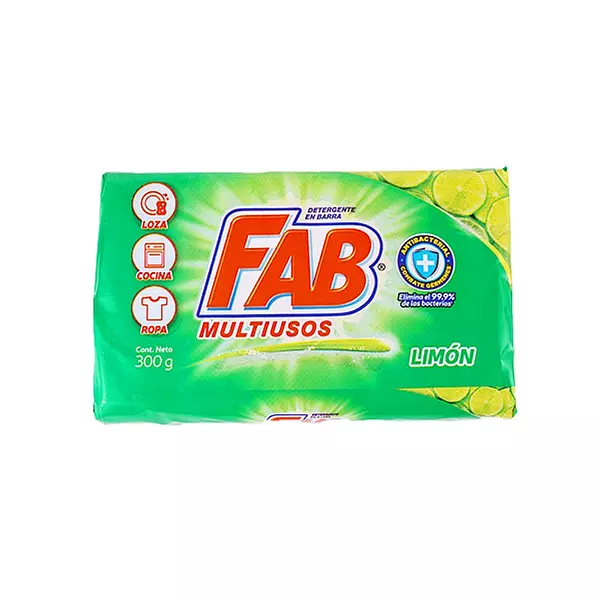 Jabon Fab Compacto X 300grs Limon