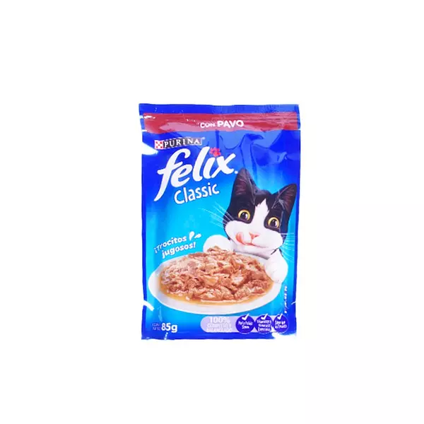 Cuido Purina Felix X 85grs Class/Pavo