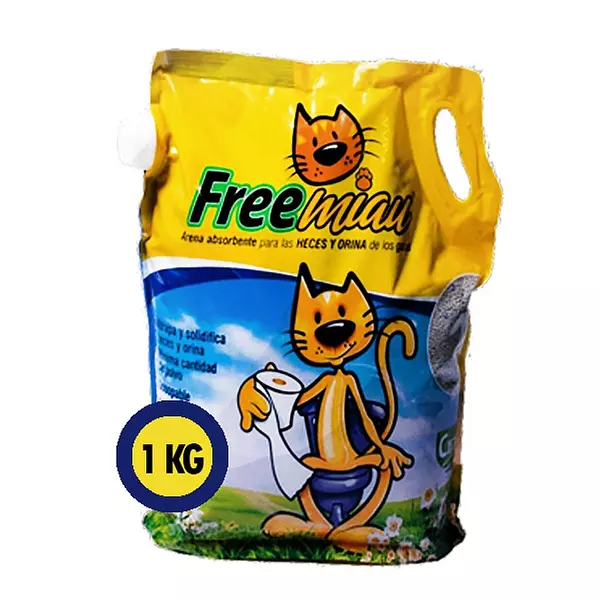 Arena Para Gatos Freemiau 1 Kg