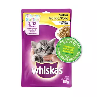 Cuido Whiskas Pouch Gati/Poll Und