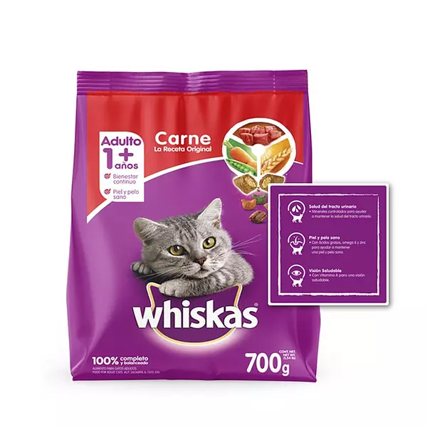 Cuido Whiskas Adulto Carne Und