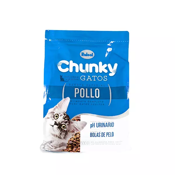 Cuido Gatos Chuncky 500grs Pollo Und