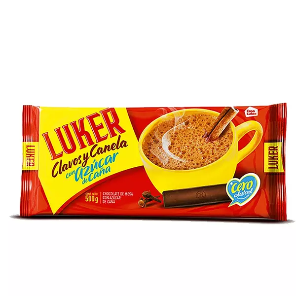 Chocolate Luker Clavos Y Canela Con Azúcar X 500gr