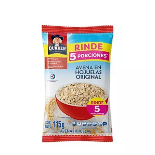 Avena Quaker Hojuelas X 115 Grs Und