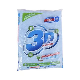 Detergente 3d Multiusos Polvo X 1000 Grs
