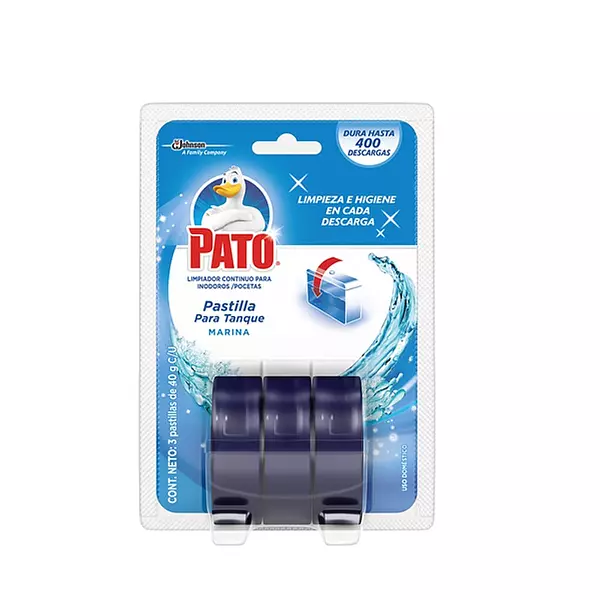 Pato Tanque Azul Mini Blester2x3 Unds