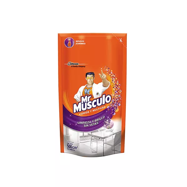 Limpia Vidrios Mr Repuesto 500ml Und