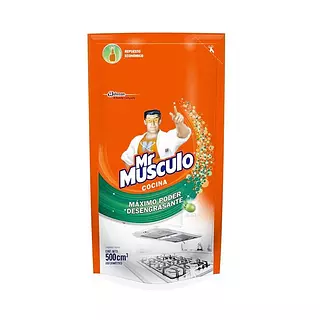 Quita Grasa Mr Musculo D/Pverde X 500 Ml