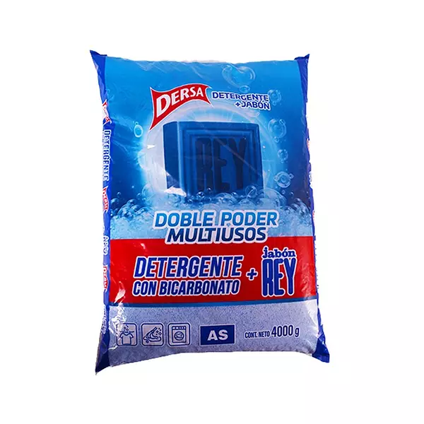 Detergente Dersa Bicarbonato + Jabón Rey X 4000gr