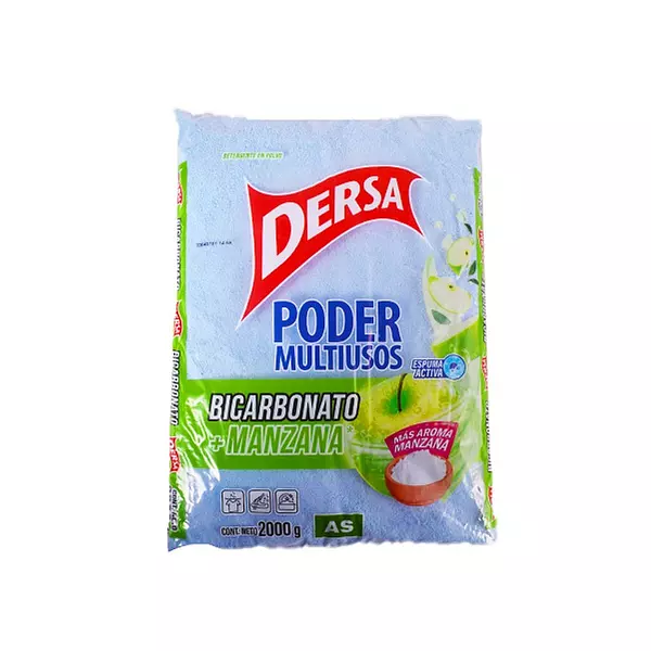 Detergente Dersa Bicarbonato Manzana X 2000gr