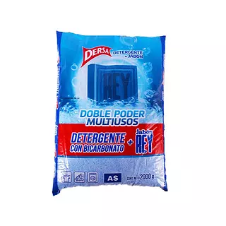 Detergente Dersa Bicarbonato + Jabón Rey X 2000gr