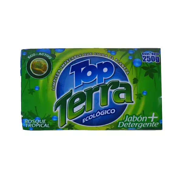 Jabón Top Terra Ecológico Bosque Tropical X 250gr