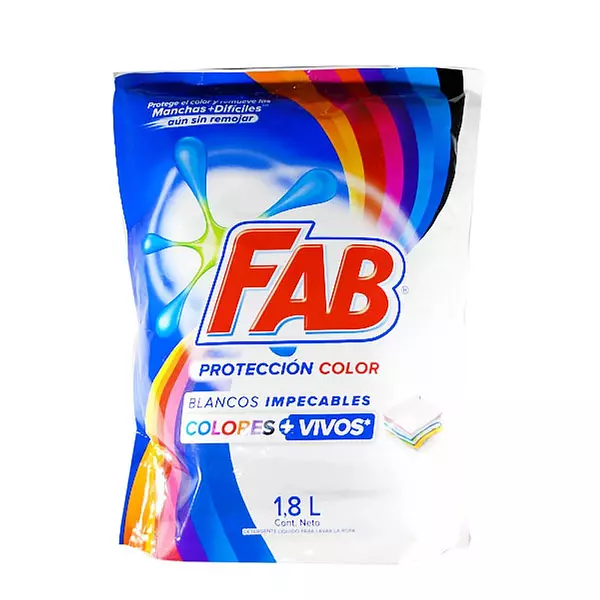 Detergente Fab Liquido P/Color