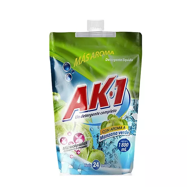 Det. Ak1 Liquido Manzana D/P Und