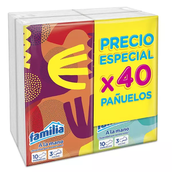 Pañuelo Facial Familia Bolsillo 4 Und