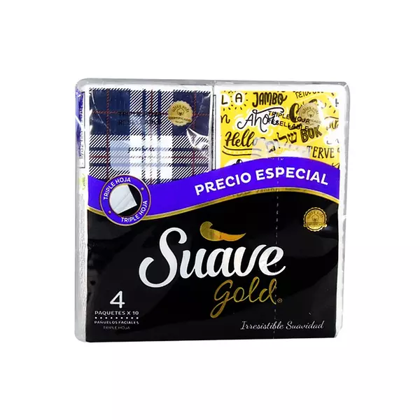 Pañuelo Facial Suave Gold Bolsillo Und