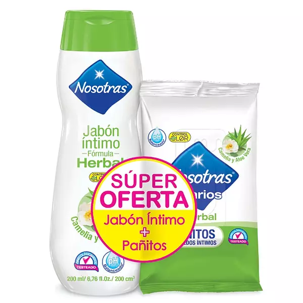 Jabon Intimo Nosotras 200grs Her+Pa Und