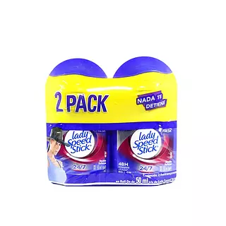 Desodorante Lady Speed 50grs Flo/Fres 2 Unds