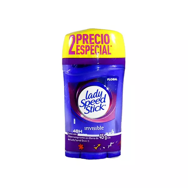 Desodorante Lady Speed Stick Floral X 45gr 2 Unidades