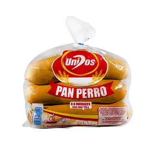 Pan Perro Unidos X 6 Unds