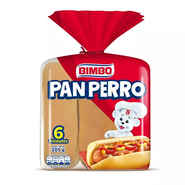 Pan Perro Bimbo Blanco Und