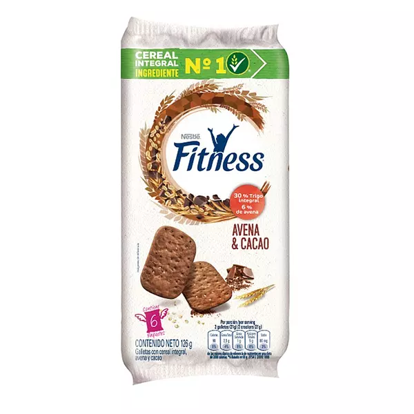 Galleta Fitness Avena Cacao Und