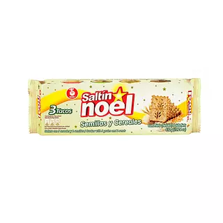 Galleta Saltín Noel Semilla Y Cereales 3 Tacos