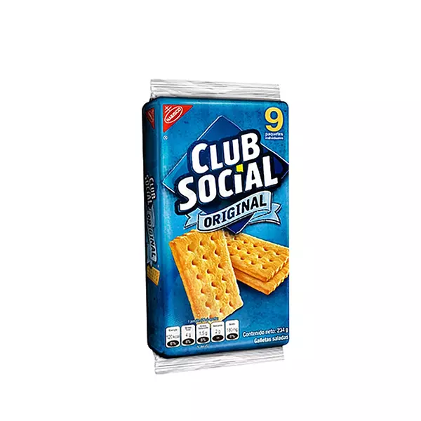 Galleta Club Social Original X 9 Paquetes