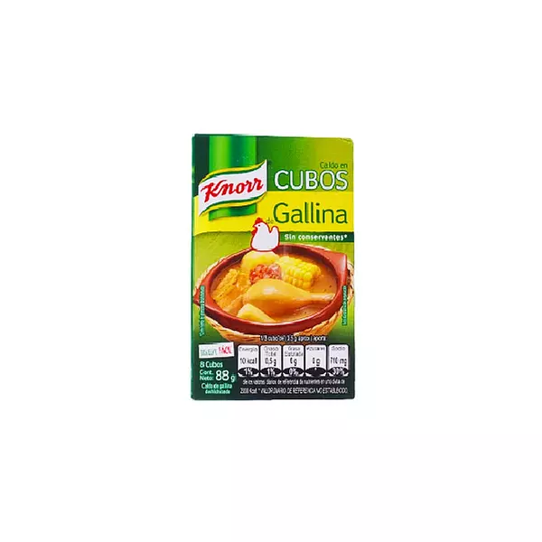 Caldo De Gallina Knorr X 8und