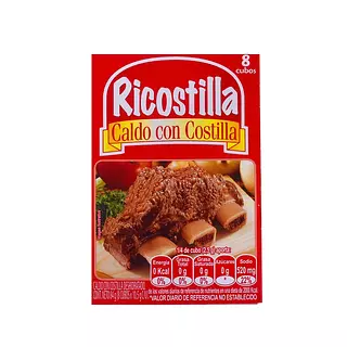 Caldo Ricostilla X 8 Unidades
