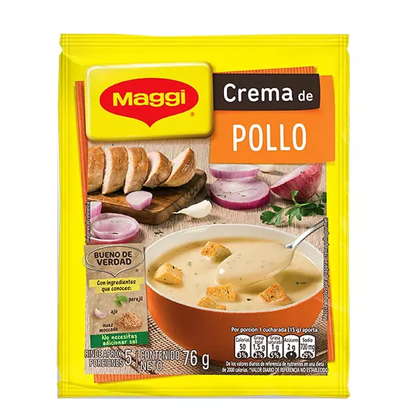 Cremas Maggi Sobre 5 Porc Pollo Und