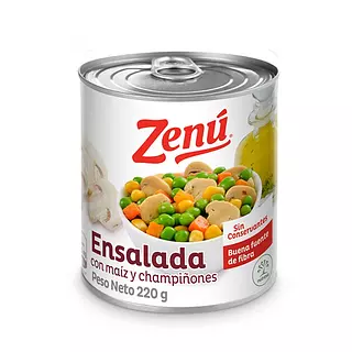 Ensalada Zenú Maíz Y Champiñones X 220gr