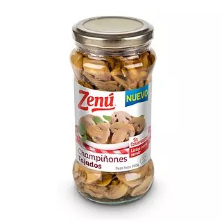 Champiñones Zenu Tajado X 360 Grs Und