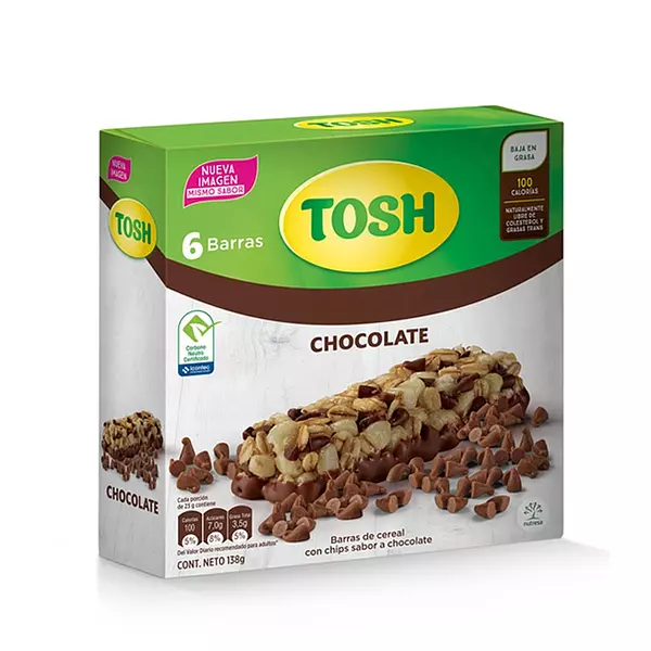 Granola Tosh Chip Chocolate 6uds Ba