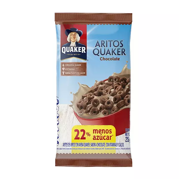 Cereal Quaker Aritos Chocolat Und