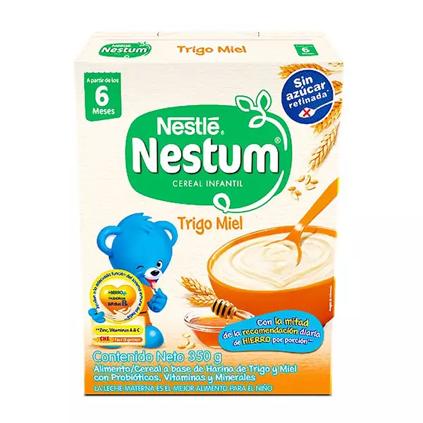 Cereal Infantil Nestum Trigo Y Miel X 350gr